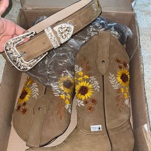 brand new leather boots!